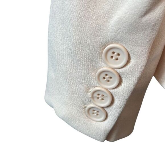 RD Style Cream Double Breasted Blazer La Belle Vita Womens M - Picture 10 of 13